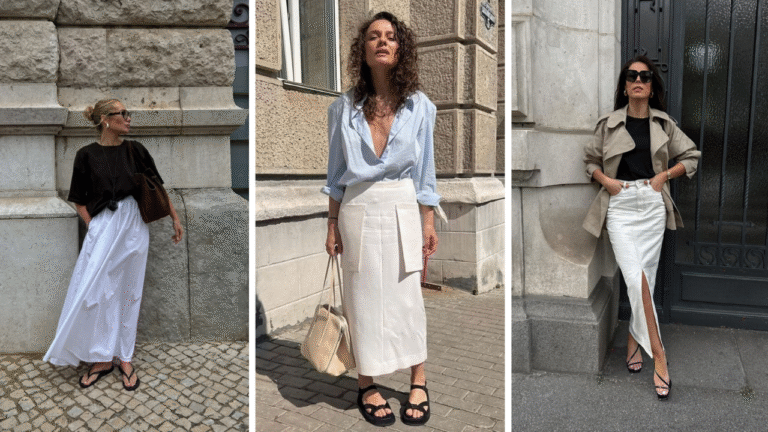 White Skirt Outfit Ideas